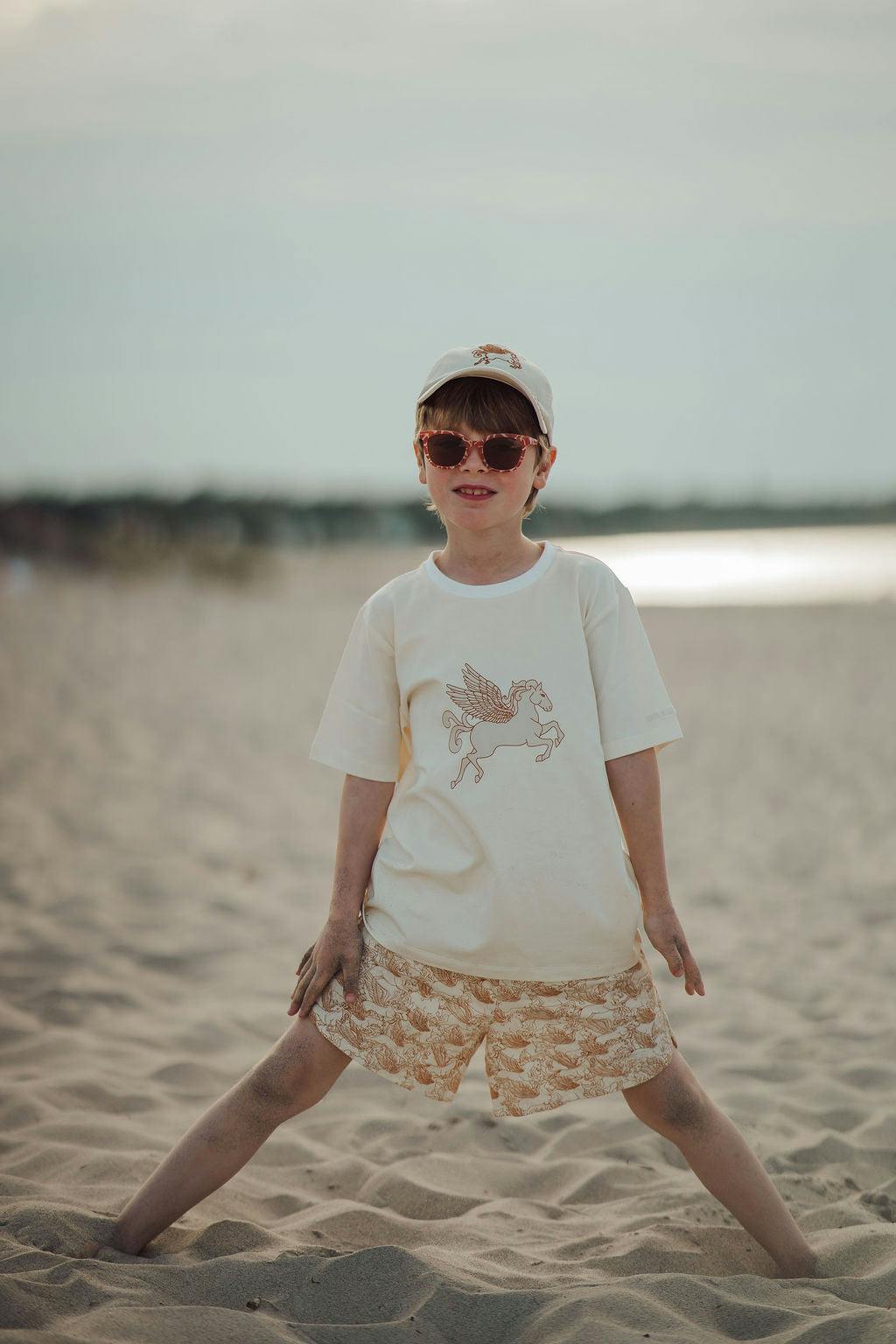 Play Shorts | Organic Cotton Terry - Pegasus