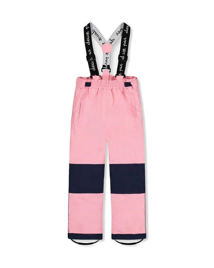Light Weight Two Piece Chill Snowsuit Blue Floral Print