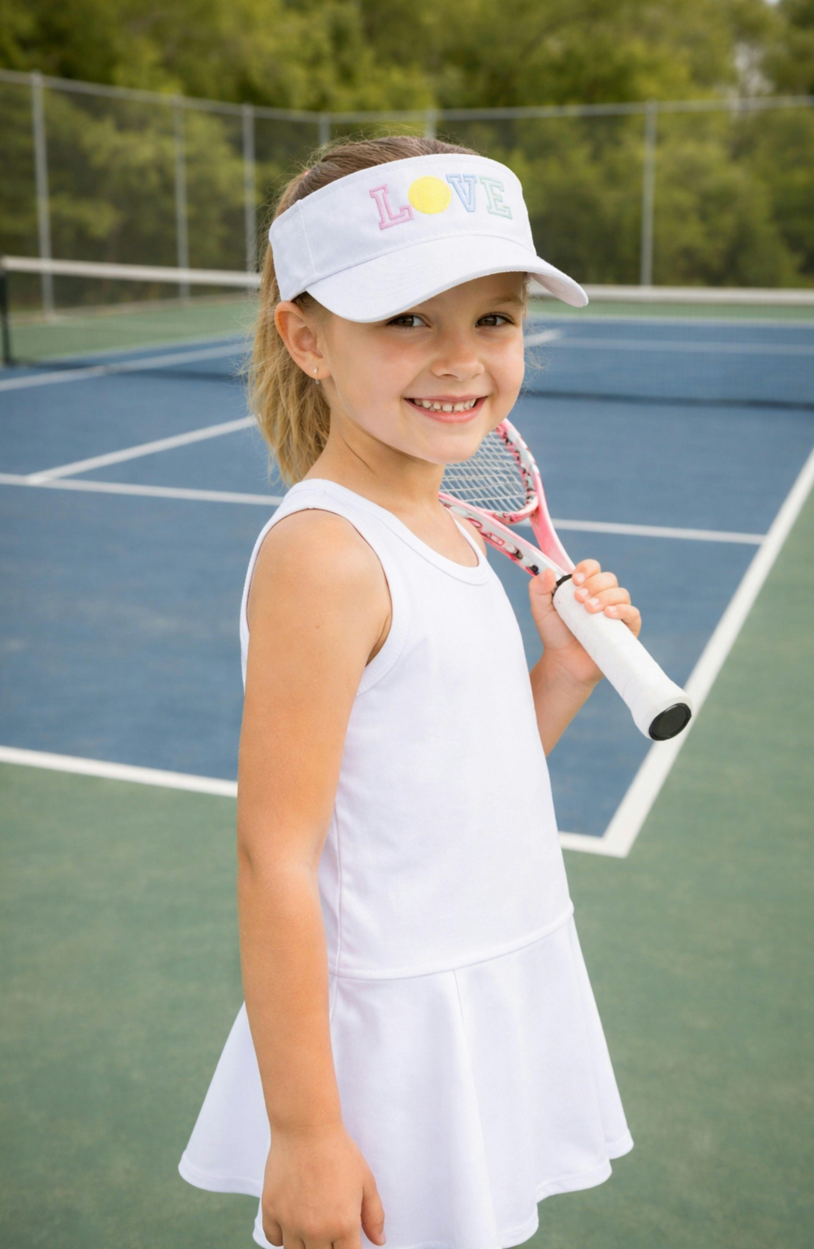 LOVE Tennis Bow Visor