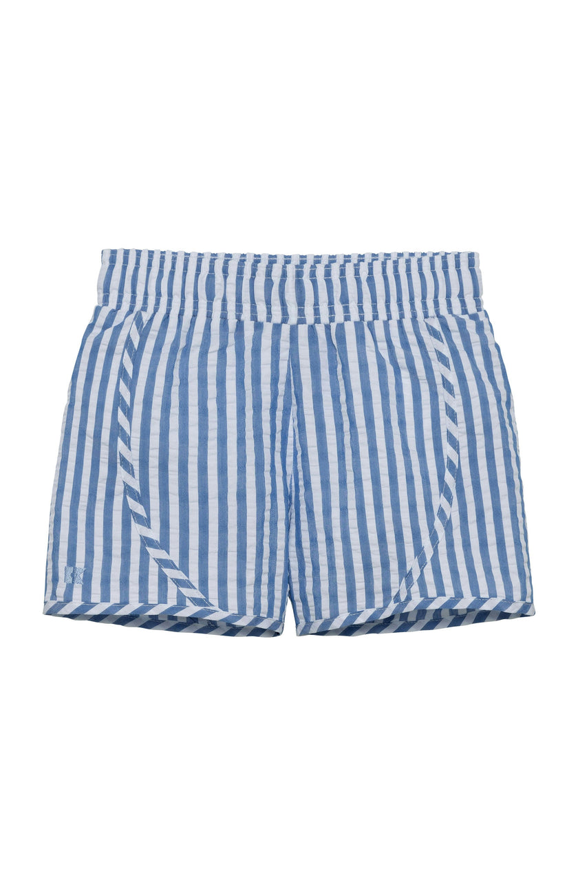 Girls Seersucker Super Short