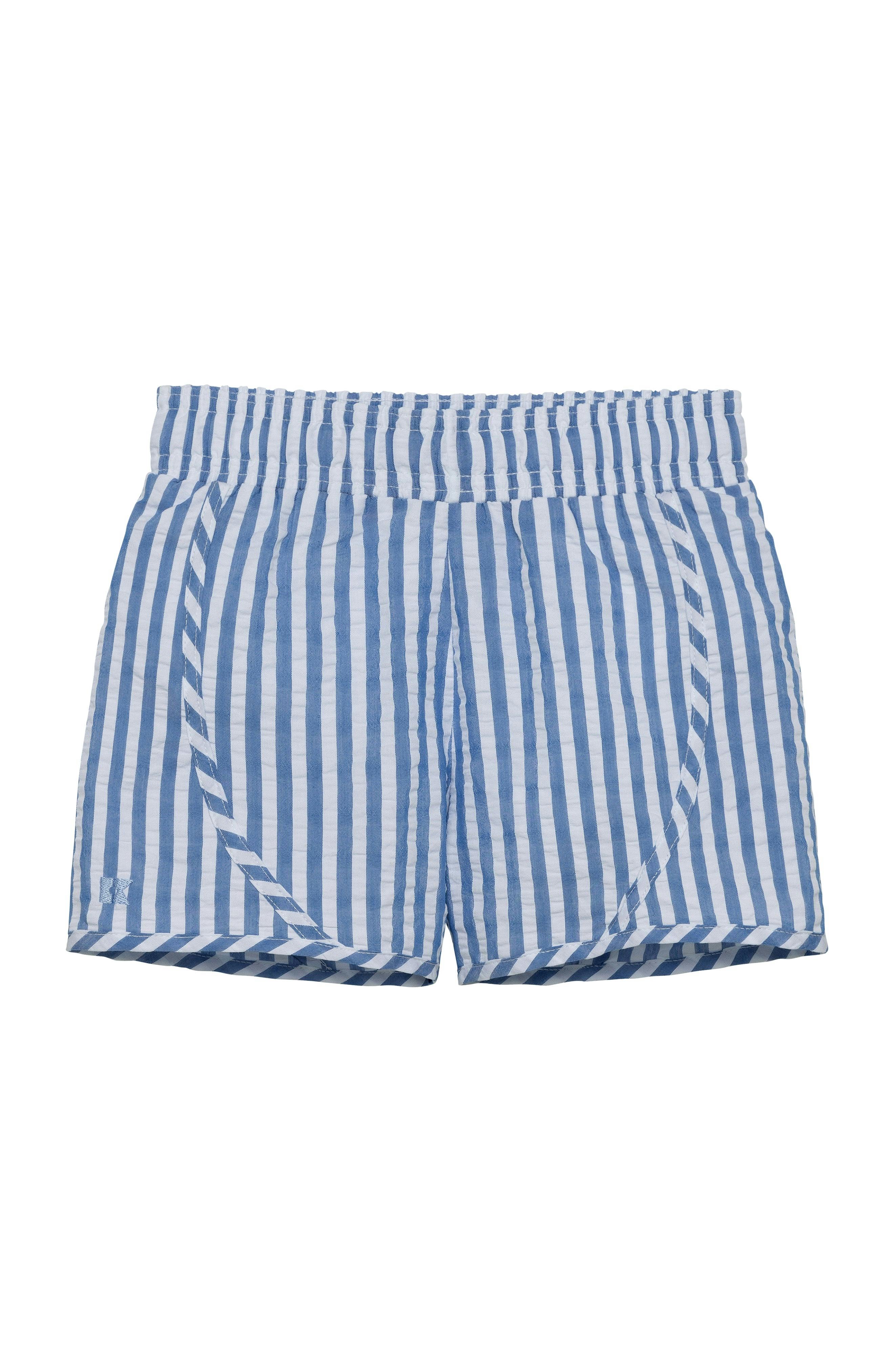 Girls Seersucker Super Short