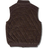 Organic Sleeveless Quilted Corduroy Jacket