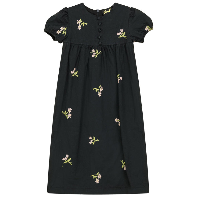 Woven Embroidered Floral Robe
