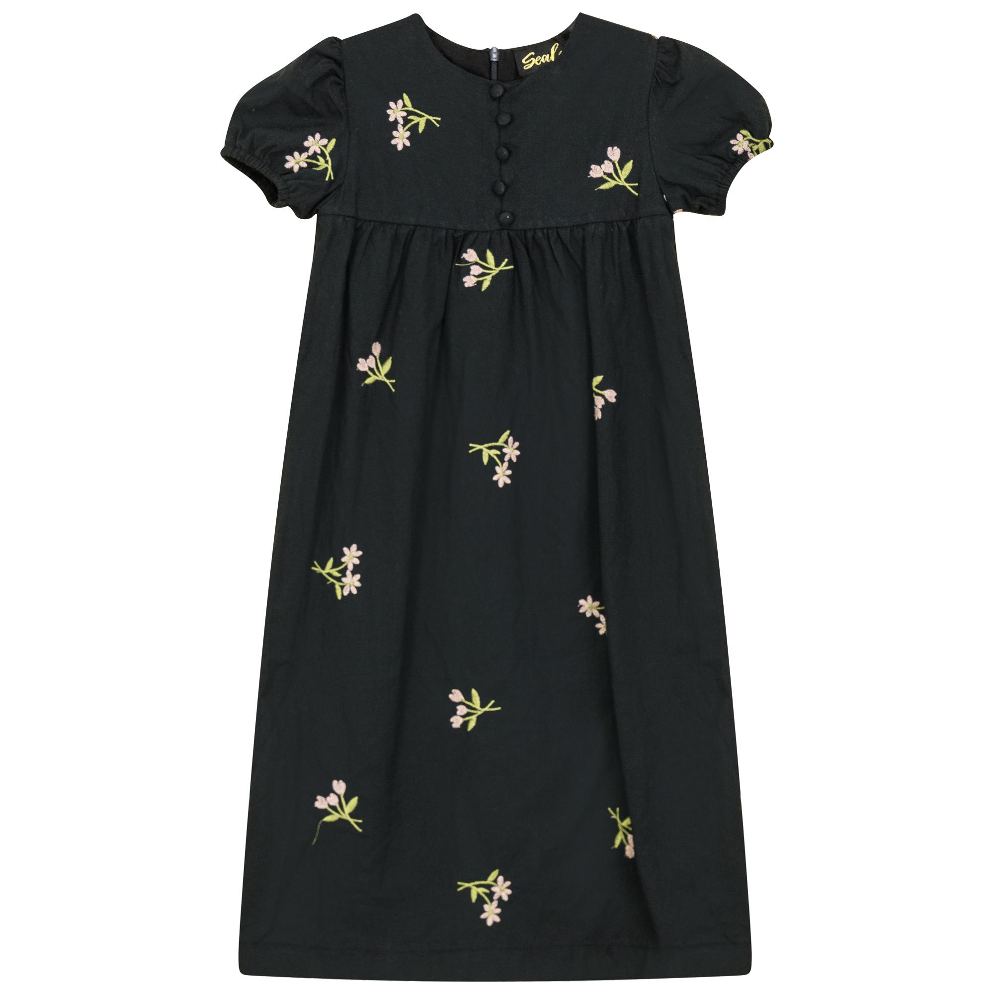 Woven Embroidered Floral Robe