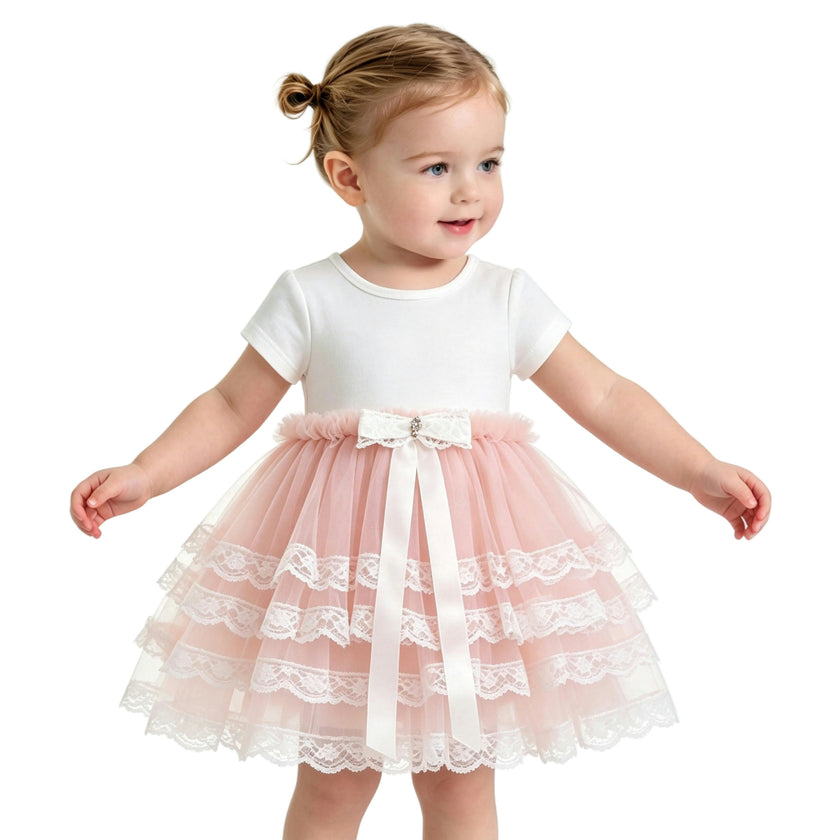 Pink Briony Tulle Dress