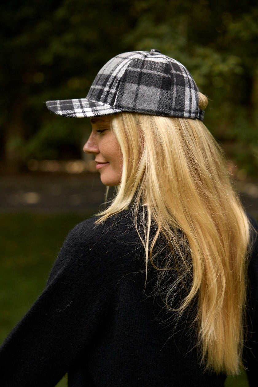 Plaid Check Cap