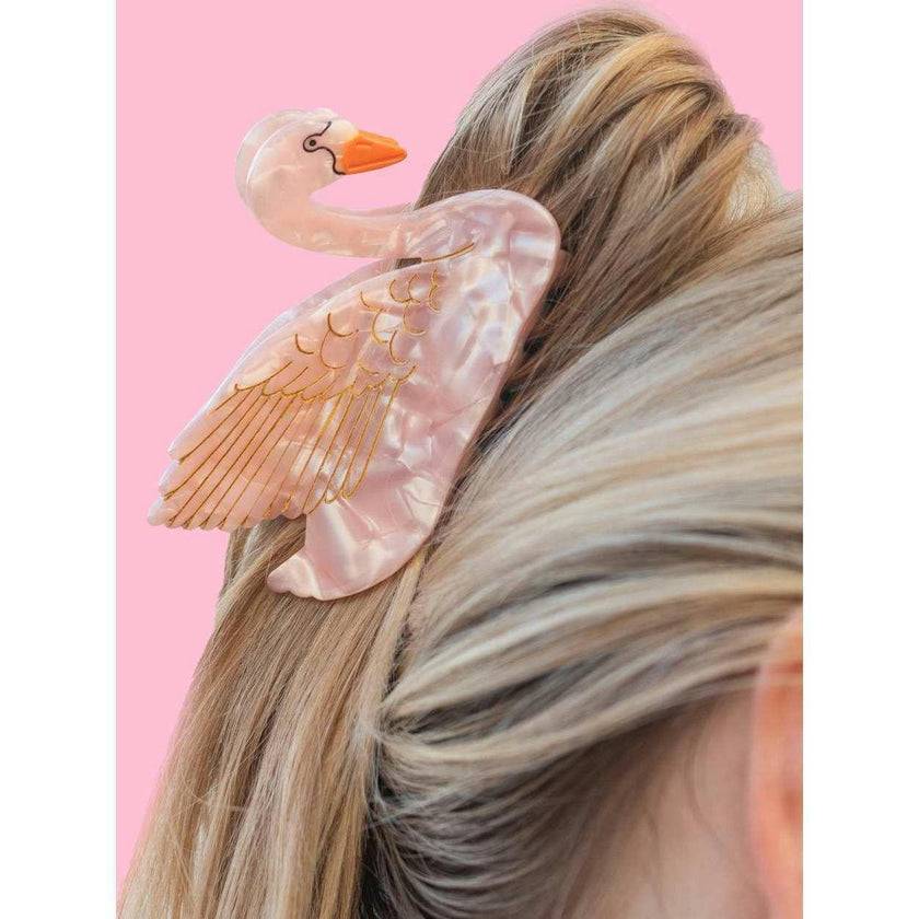 Packed Party Swan Style Claw Clip