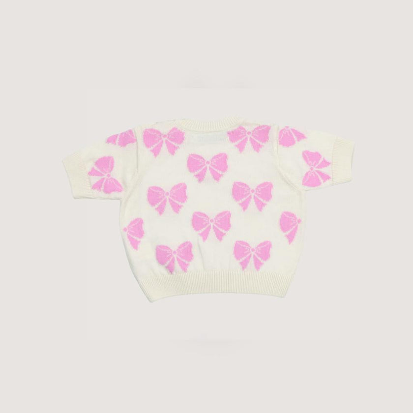 Pinpilin Baby Jumper Pink Lavander Bow