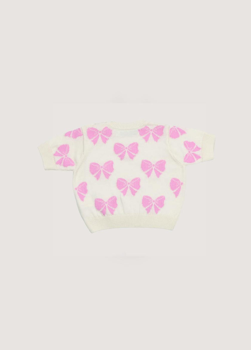 Pinpilin Baby Jumper Pink Lavander Bow