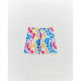 Girls Hi-Shine Booty Shorts in Starburst Tie Dye