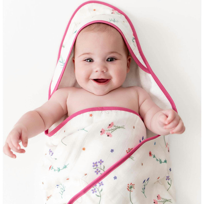 Wildflowers Hooded Towel Set