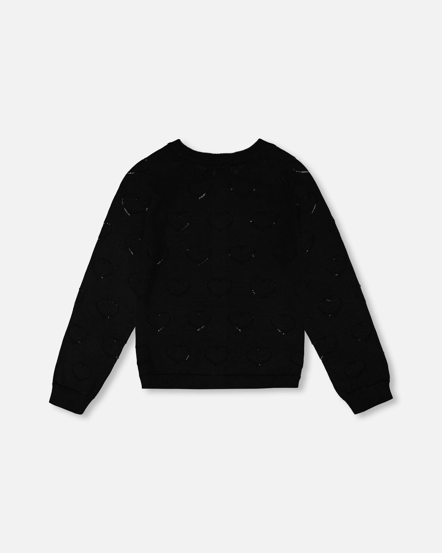 Pointelle Knit Cardigan