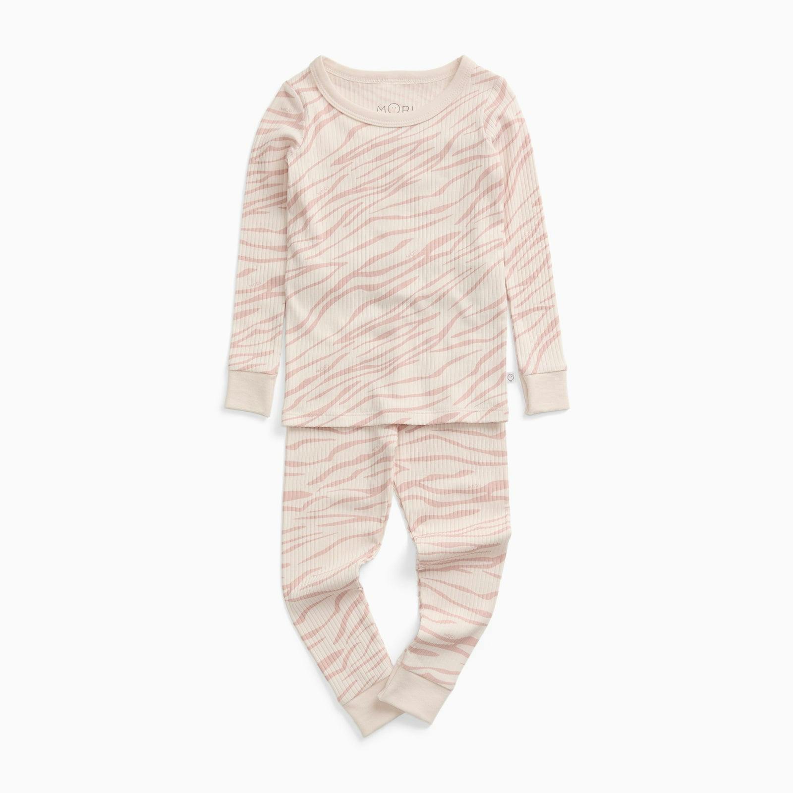 Zebra Sands Ribbed Pajama Set