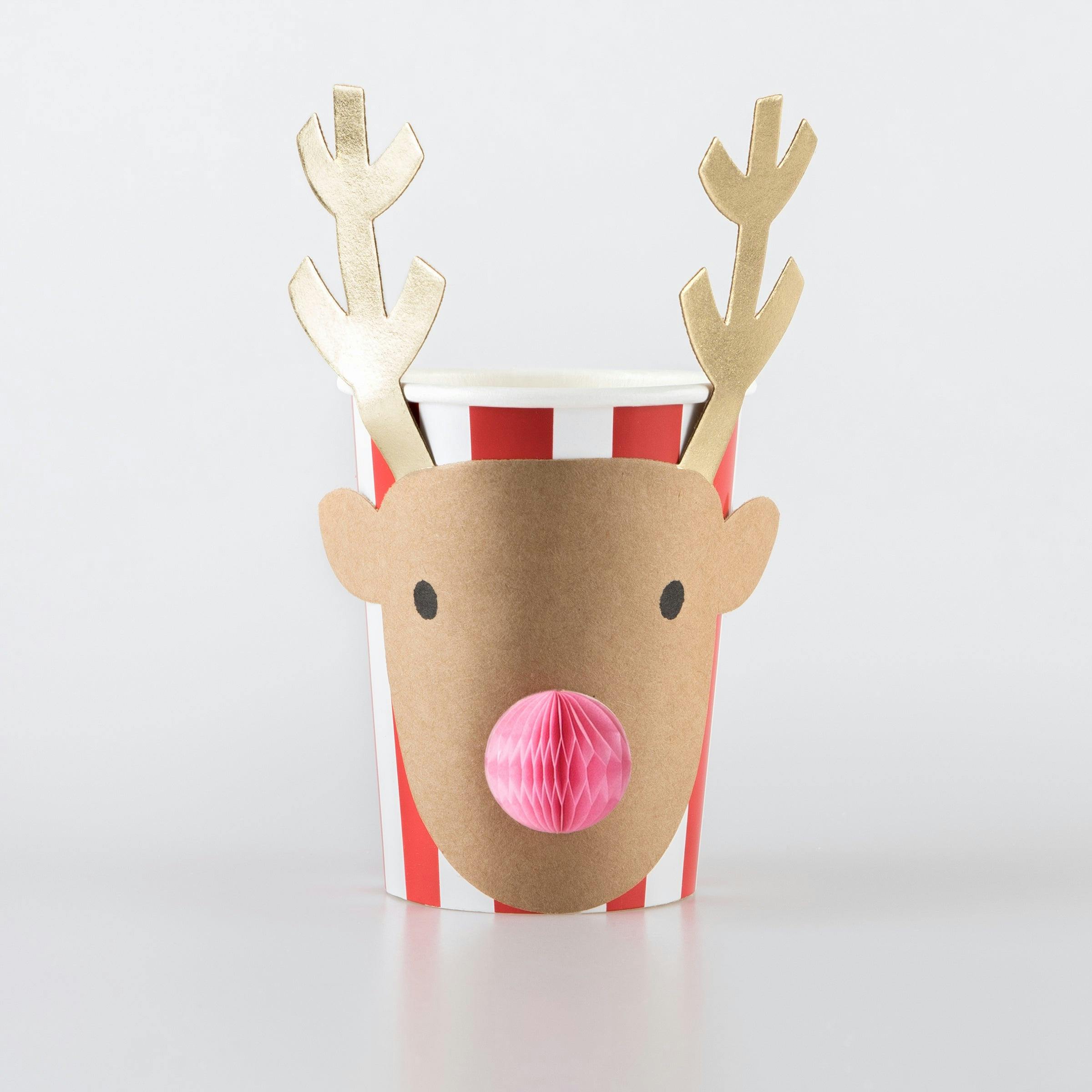 Christmas Honeycomb Cups