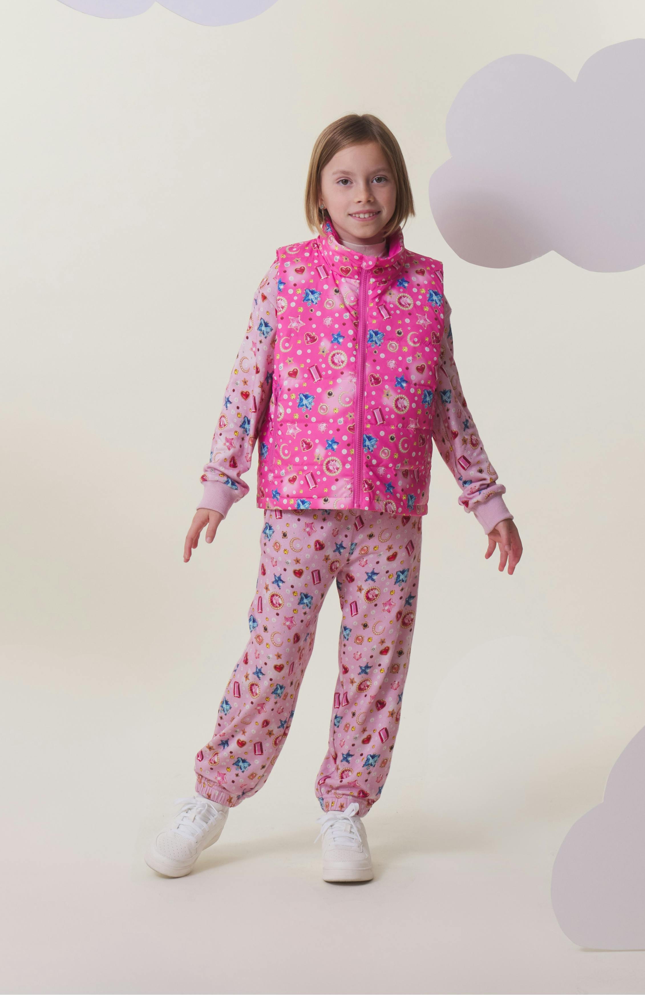 Casey Reversible Lightweight Down Puffer Vest, Gems and Pearls