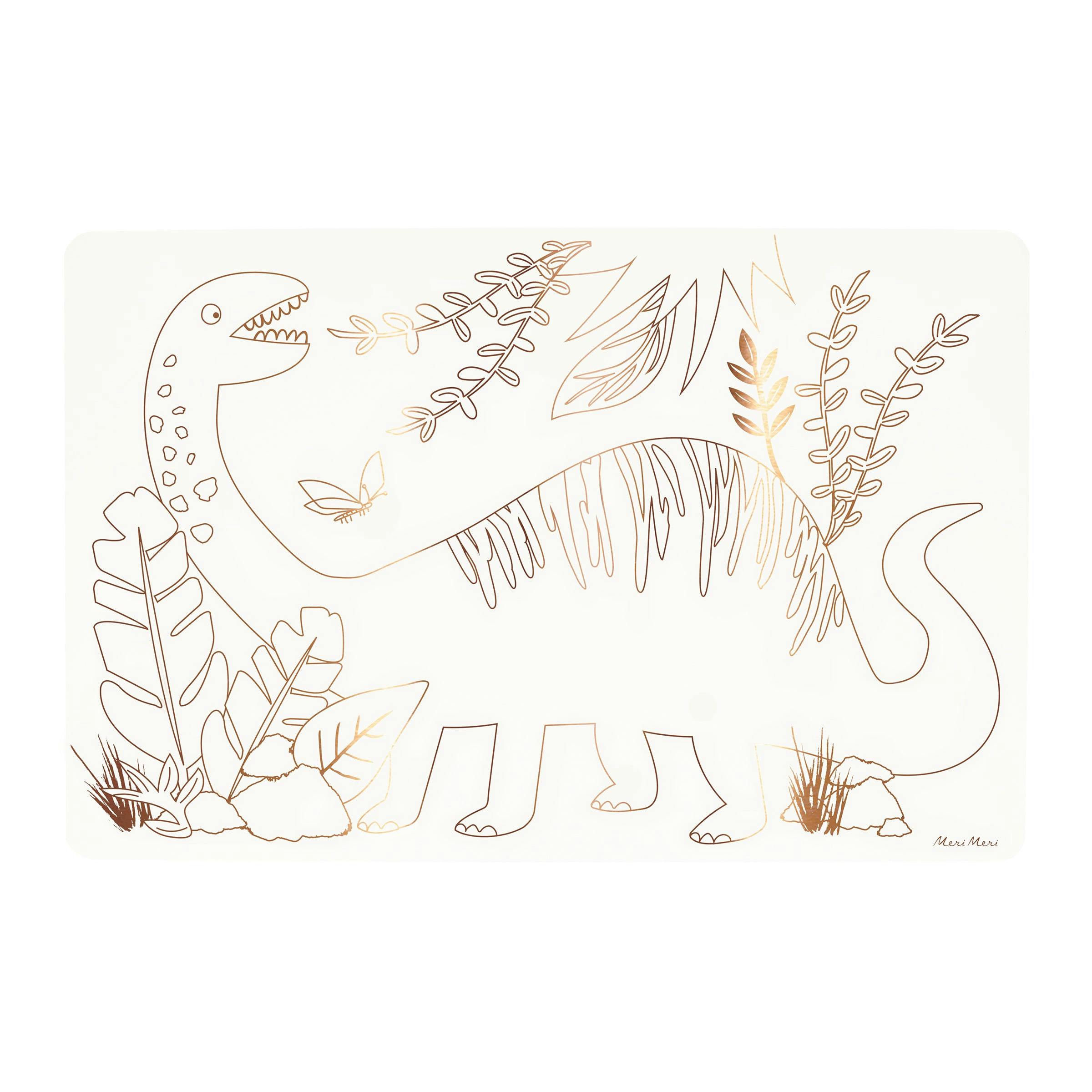 Dinosaurs Coloring Placemats
