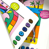 Colortopia Color By Number Paint Marker Kit - Unicorn Funland