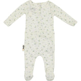 Eyelet Floral Footie