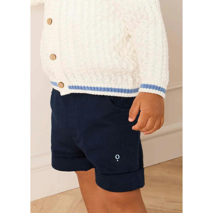 Insignia Elasticated Waist Turn-up Shorts in Navy (12mths-4yrs)