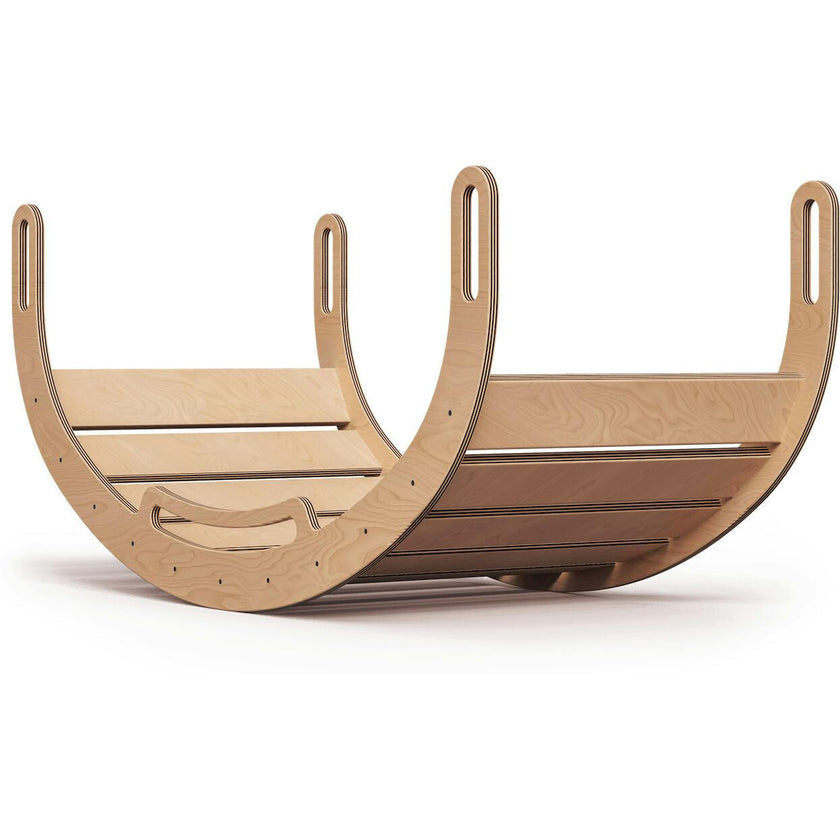 Kids Wooden XL Rocker & Climber Play Arch