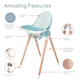 Children of Design 6 in 1 Classic High Chair