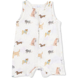 Awesome Dogs - Sleeveless Shortie Romper