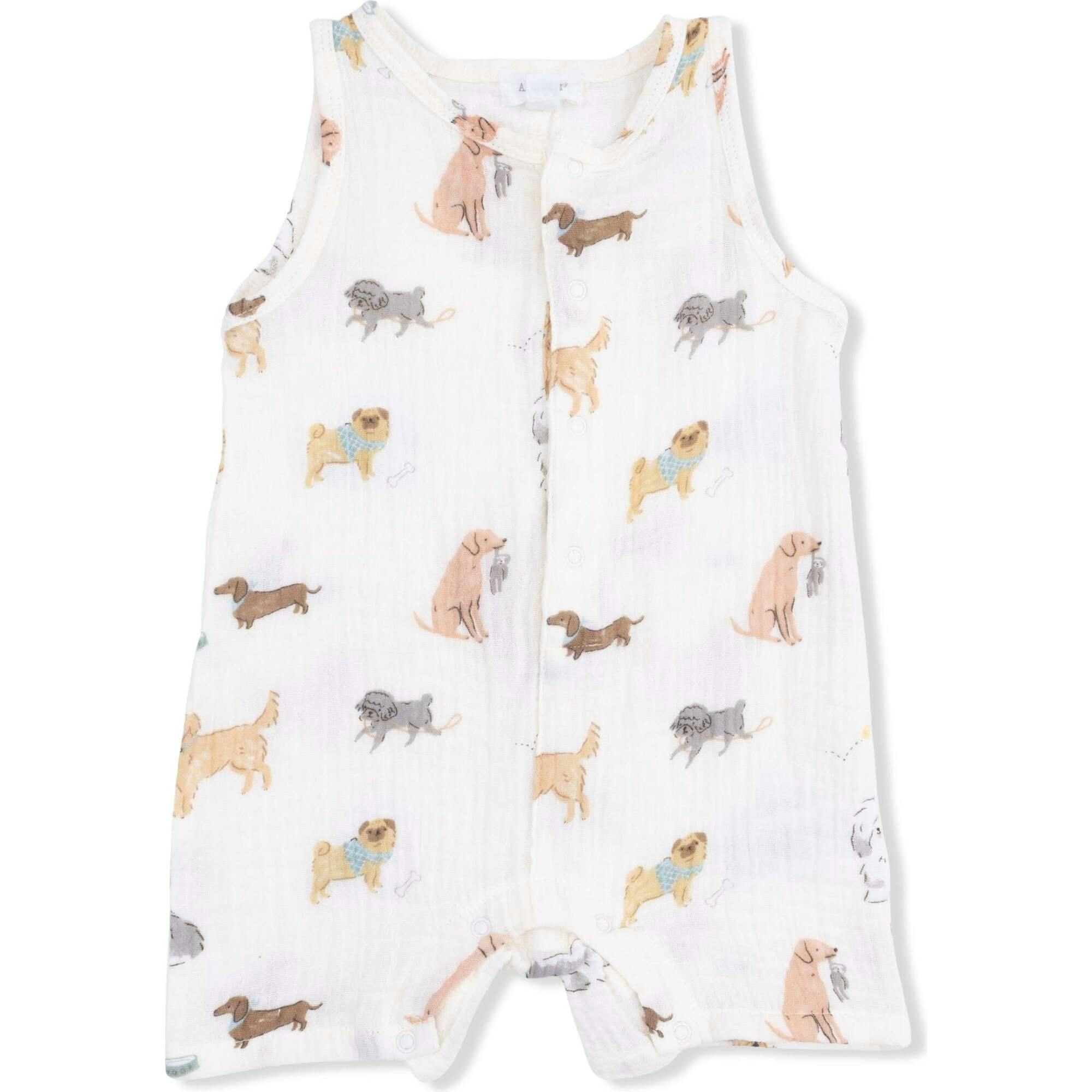 Awesome Dogs - Sleeveless Shortie Romper