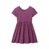 Tween Girls Athletic Skort Dress | Berry Floral