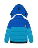 Two Piece Play Snowsuit Light And Dark Blue With Navy Pants