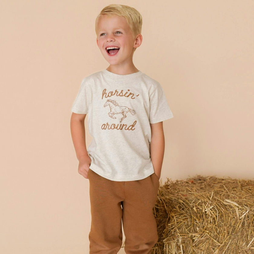 Horsin' Around Western Short Sleeve T-Shirt