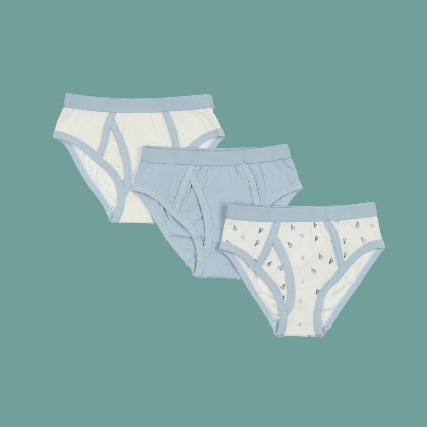 Boys Brief Blue 3pc Set