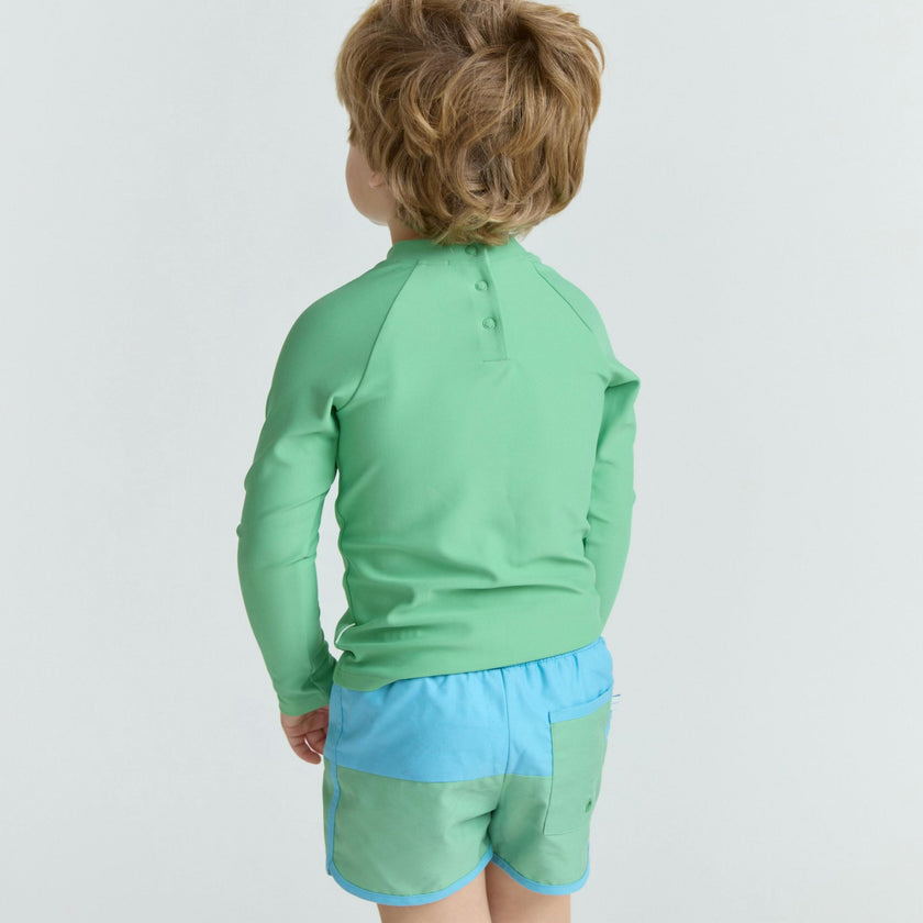 unisex gustavia green rashguard