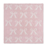 Chenille - Blush Bow Blanket