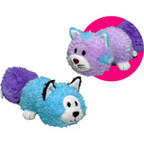 FlipaZoo: Magic Tails - Purple to Blue - 2-In-1 Animal Plush w/ Bonus 3" Baby Org
