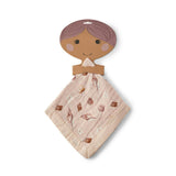 Seashells Mini Lovey Two-Layer Muslin Security Blanket