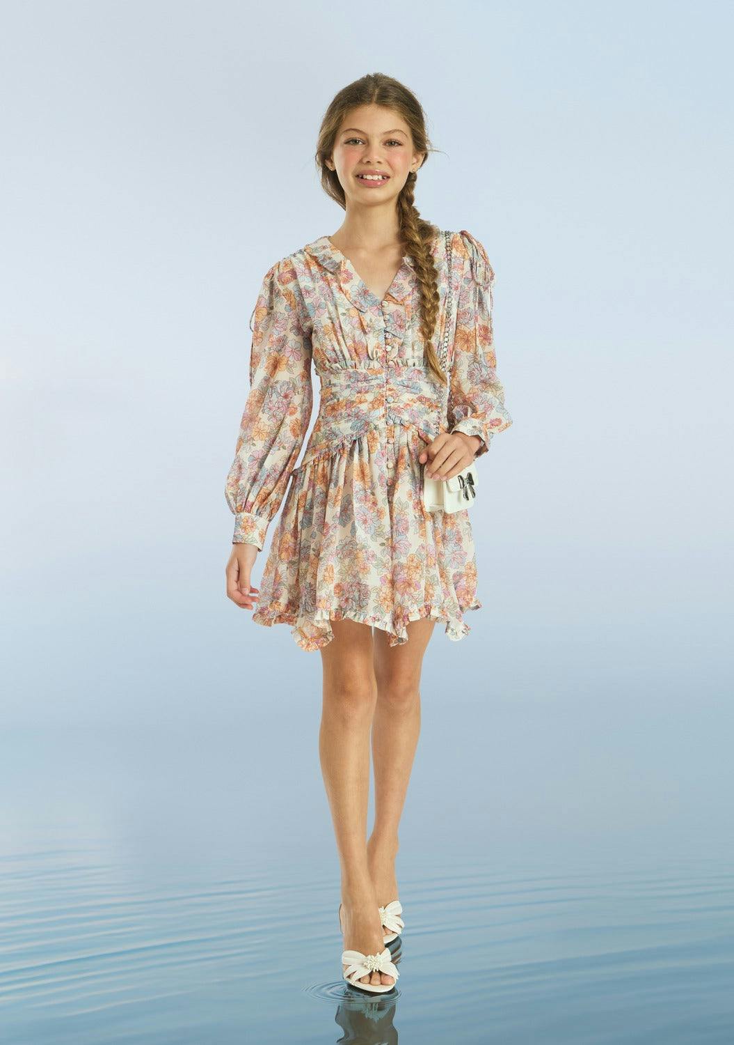 Posie Sleeve Mini Dress