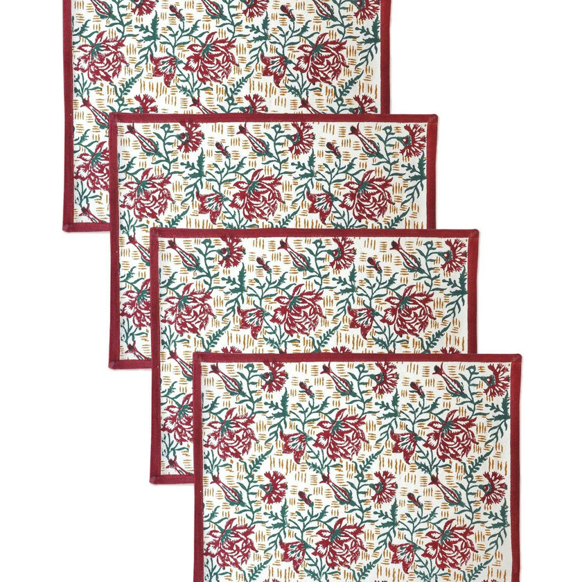 Block-Printed Placemats