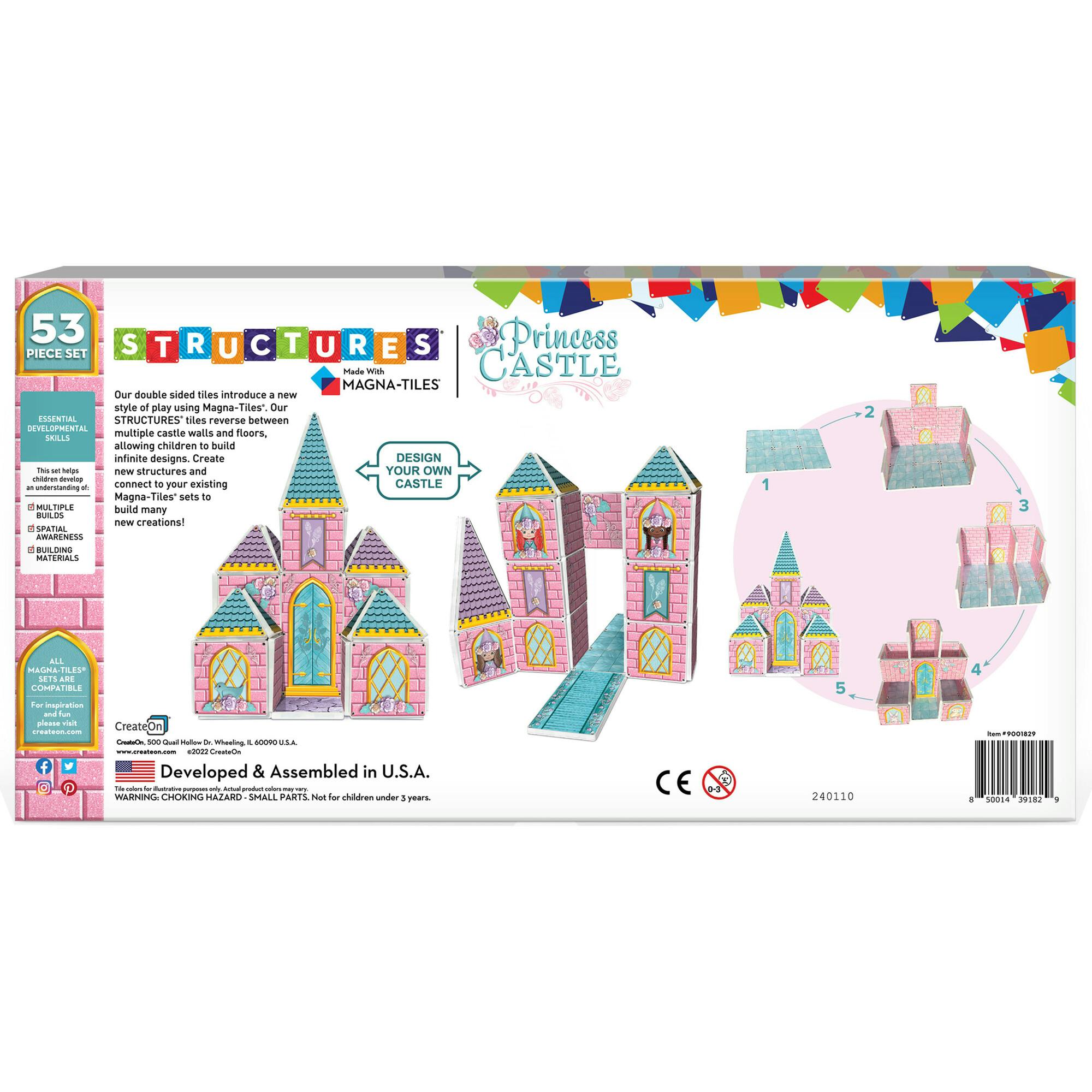 Princess Castle Magna-Tiles Structure