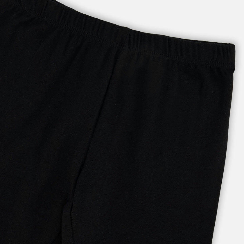 Organic Cotton Jersey Capri With Knee Print