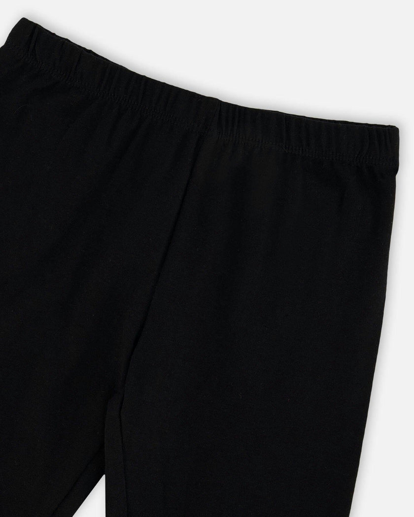 Organic Cotton Jersey Capri With Knee Print