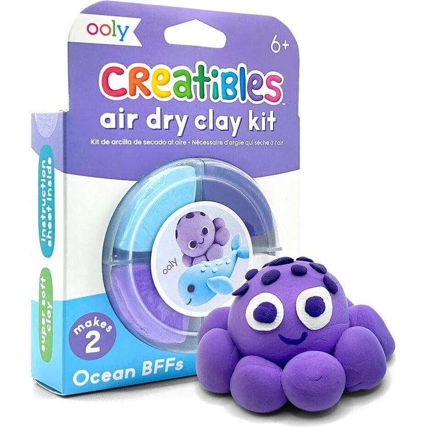 Creatibles Mini Air Dry Clay Kit - Ocean BFFs