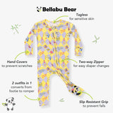 Clueless As If! Bamboo Convertible Footie