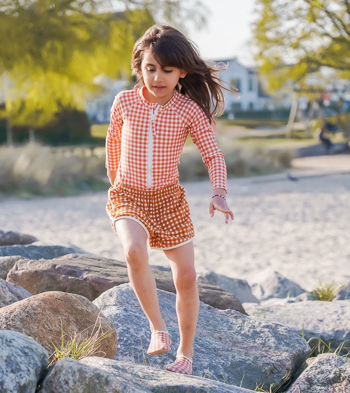 Swim Shoes - Sienna Gingham