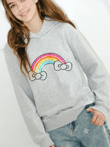 Rainbow Bows Gem Hoodie