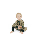 Classic Camo Waffle Knit Bamboo Convertible Footie Romper