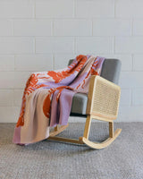 Lobster Tile Knit Blanket