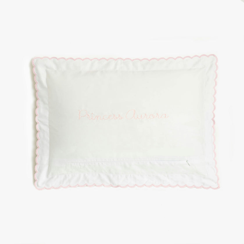 Picnic Gingham Toddler Pillow Set, Pink