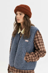 merino wool vest - baltic