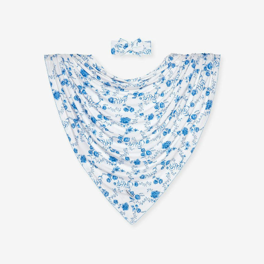 Hattie Picot Swaddle Headband Set