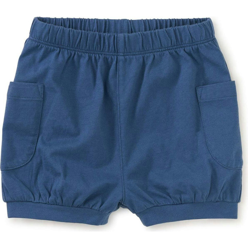 Bubble Pocket Baby Shorts, Blue